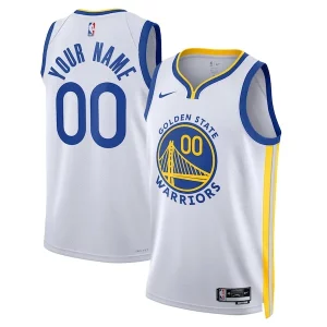 Robusto Hermoso Golden State Warriors Nike Unisex Swingman Custom Jersey White Association Edition  para la gran final
