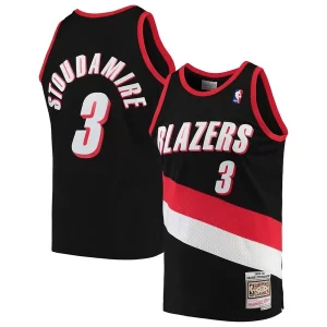 Sofisticado Único Damon Stoudamire Portland Trail Blazers 1999/00 Hardwood Classics Swingman Jersey Black  para la gran final