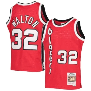 Delicioso Fácil de llevar Bill Walton Portland Trail Blazers Youth 1976/77 Hardwood Classics Swingman Jersey Black  para la gran final