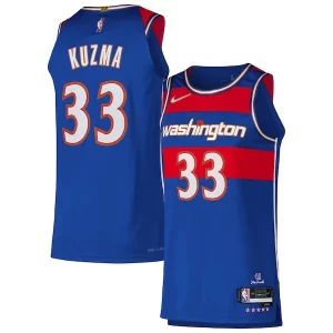 Delicioso Kyle Kuzma Washington Wizards Nike Authentic Player Jersey City Edition Royal  para la gran final