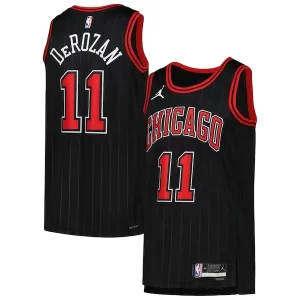 Elegante Duradero DeMar DeRozan Chicago Bulls Jordan Brand Unisex Swingman Jersey Statement Edition Black  para la gran final