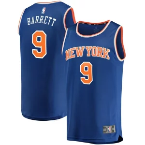 Sofisticado RJ Barrett New York Knicks Replica Fast Break Jersey Blue Icon Edition  para la gran final