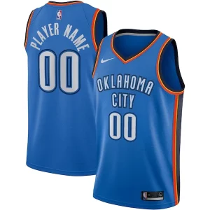 Estupendo Cool Robusto Oklahoma City Thunder Nike Swingman Custom Jersey Blue Icon Edition  para la gran final