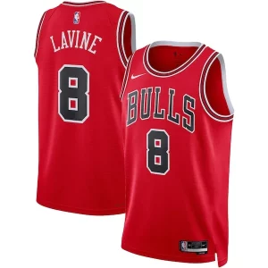 Moderno Clásico Zach LaVine Chicago Bulls Nike Unisex Swingman Jersey Icon Edition Red/White  para la gran final