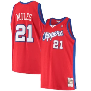 Resistente Robusto Estupendo Darius Miles LA Clippers Hardwood Classics Swingman Jersey Red  para la gran final