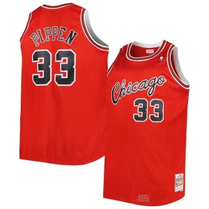 Lujoso Scottie Pippen Chicago Bulls Big & Tall Hardwood Classics 2003/04 Swingman Jersey Red  para la gran final