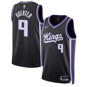 Elegante Kevin Huerter Sacramento Kings Nike Unisex Swingman Jersey Icon Edition Black  para la gran final