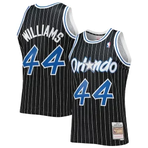 Magnífico Estupendo Jason Williams Orlando Magic 2001/02 Hardwood Classics Swingman Jersey Black  para la gran final