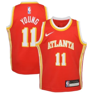 Bonito Genial Delicioso Trae Young Atlanta Hawks Nike Toddler Swingman Player Jersey Icon Edition Red  para la gran final