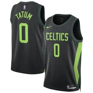Original Bonito Duradero Jayson Tatum Boston Celtics Nike Unisex 2024/25 Swingman Player Jersey City Edition Black  para la gran final