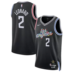 Duradero Kawhi Leonard LA Clippers Nike Unisex 2022/23 Swingman Jersey City Edition Black  para la gran final