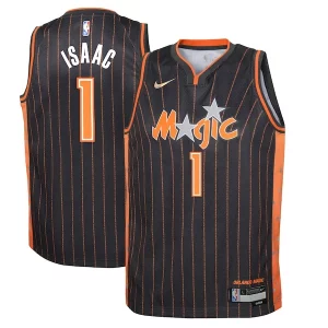 Increíble Versátil Jonathan Isaac Orlando Magic Nike Youth Swingman Jersey City Edition Anthracite  para la gran final