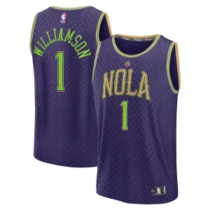 Genial Sofisticado Zion Williamson New Orleans Pelicans 2024/25 Fast Break Player Jersey City Edition Purple  para la gran final