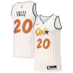 Estupendo Markelle Fultz Orlando Magic Nike Swingman Player Jersey City Edition White  para la gran final