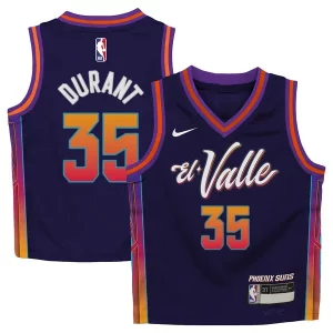 Práctico Kevin Durant Phoenix Suns Nike Preschool Swingman Replica Jersey City Edition Purple  para la gran final