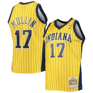 Sofisticado Chris Mullin Indiana Pacers 1999/00 Hardwood Classics Swingman Jersey Gold  para la gran final