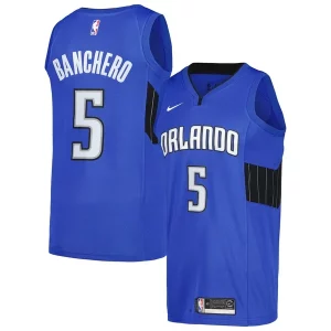 Maravilloso Paolo Banchero Orlando Magic Nike Swingman Player Jersey Statement Edition Royal  para la gran final