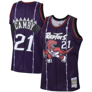 Lujoso Marcus Camby Toronto Raptors 2001/02 Hardwood Classics Swingman Jersey Purple  para la gran final