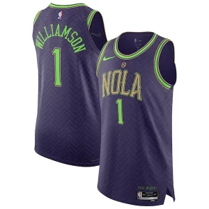 Elegante Zion Williamson New Orleans Pelicans Nike 2024/25 Authentic Player Jersey City Edition Purple  para la gran final
