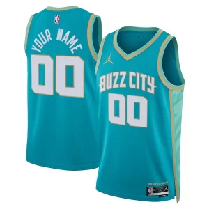 Clásico Charlotte Hornets Jordan Brand Unisex 2023/24 Custom Swingman Jersey Teal City Edition  para la gran final