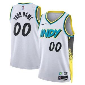 Delicioso Lujoso Clásico Indiana Pacers Nike Unisex 2024/25 Custom Swingman Jersey City Edition White  para la gran final