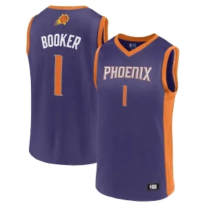 Genial Men's Devin Booker Purple Phoenix Suns Player Jersey  para la gran final