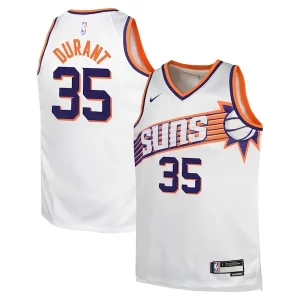 Sofisticado Clásico Kevin Durant Phoenix Suns Nike Youth Swingman Jersey Association Edition White  para la gran final