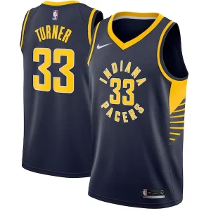 Fácil de llevar Myles Turner Indiana Pacers Nike Swingman Jersey Navy Icon Edition  para la gran final