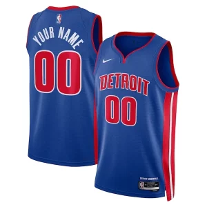Magnífico Detroit Pistons Nike Unisex Swingman Custom Jersey Blue Icon Edition  para la gran final