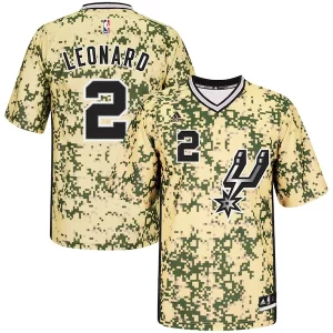 Fácil de llevar Kawhi Leonard San Antonio Spurs adidas Pride Replica Jersey Camo  para la gran final