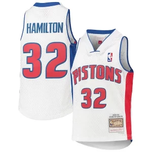 Versátil Perfecto Richard Hamilton Detroit Pistons Youth 2003/04 Hardwood Classics Swingman Jersey White  para la gran final