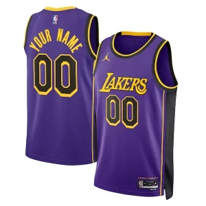 Ideal Sofisticado Los Angeles Lakers Jordan Brand Unisex 2022/23 Swingman Custom Jersey Statement Edition Purple  para la gran final