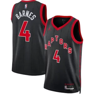 Delicioso Moderno Encantador Scottie Barnes Toronto Raptors Jordan Brand Unisex Swingman Jersey Statement Edition Black  para la gran final