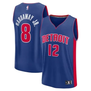 Chulo Tim Hardaway Jr. Detroit Pistons Fast Break Replica Player Jersey Icon Edition Blue  para la gran final