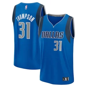 Duradero Klay Thompson Dallas Mavericks Youth Fast Break Replica Player Jersey Icon Edition Blue  para la gran final