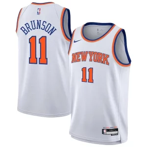 Elegante Clásico Ideal Jalen Brunson New York Knicks Nike Youth Association Swingman Jersey White  para la gran final