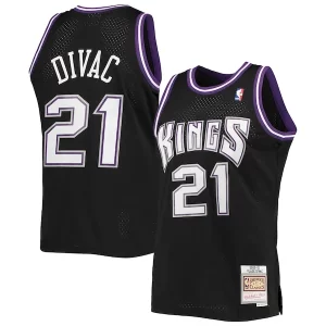 Único Vlade Divac Sacramento Kings 2000/01 Hardwood Classics Swingman Jersey Black  para la gran final