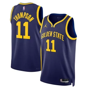 Hermoso Genial Klay Thompson Golden State Warriors Jordan Brand Unisex Swingman Jersey Statement Edition Navy  para la gran final