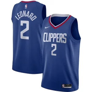 Sofisticado Kawhi Leonard LA Clippers Nike Swingman Jersey Royal Icon Edition  para la gran final