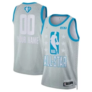 Exquisito Robusto Nike 2022 NBA All Star Game Swingman Custom Jersey Gray  para la gran final