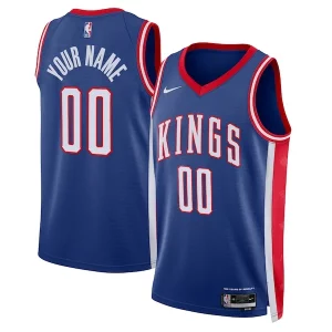 Lujoso Sacramento Kings Nike Unisex 2024/25 Custom Swingman Jersey City Edition Blue  para la gran final