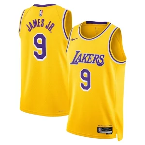 Único Bronny James Los Angeles Lakers Nike Unisex 2024 Offseason Addition Nike Swingman Jersey Gold  para la gran final