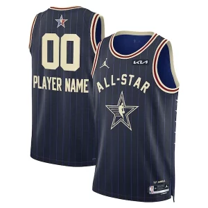 Fácil de llevar Encantador Jordan Brand Unisex 2024 NBA All Star Game Swingman Custom Jersey Navy  para la gran final