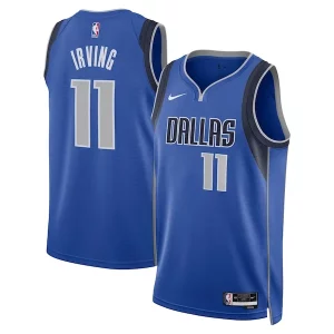Lujoso Kyrie Irving Dallas Mavericks Nike Unisex Swingman Replica Jersey Icon Edition Blue  para la gran final