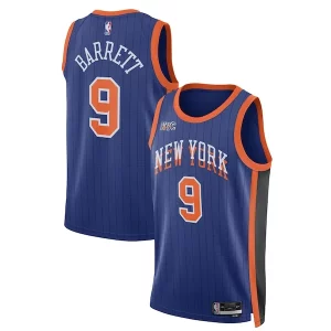 Fantástico Bonito RJ Barrett New York Knicks Nike Unisex 2023/24 Swingman Jersey Blue City Edition  para la gran final