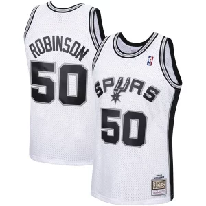 Cool Magnífico Resistente David Robinson San Antonio Spurs 1998/99 Hardwood Classics Swingman Jersey White  para la gran final