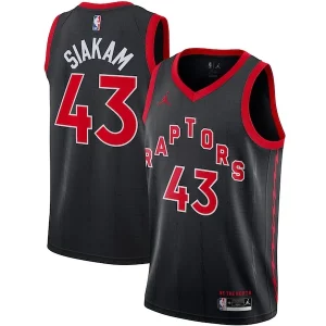 Maravilloso Ideal Delicioso Pascal Siakam Toronto Raptors Jordan Brand 2020/21 Swingman Jersey Statement Edition Black  para la gran final