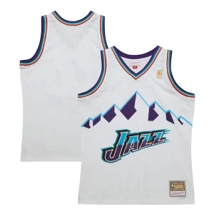 Exquisito Fantástico Resistente Utah Jazz 1996 97 Hardwood Classics Swingman Jersey White  para la gran final