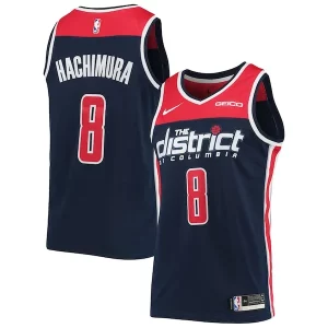 Fantástico Rui Hachimura Washington Wizards Nike Swingman Player Jersey Icon Edition Navy  para la gran final