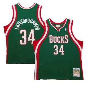Delicioso Sofisticado Cool Giannis Antetokounmpo Milwaukee Bucks 2013/14 Hardwood Classics Swingman Jersey Hunter Green  para la gran final